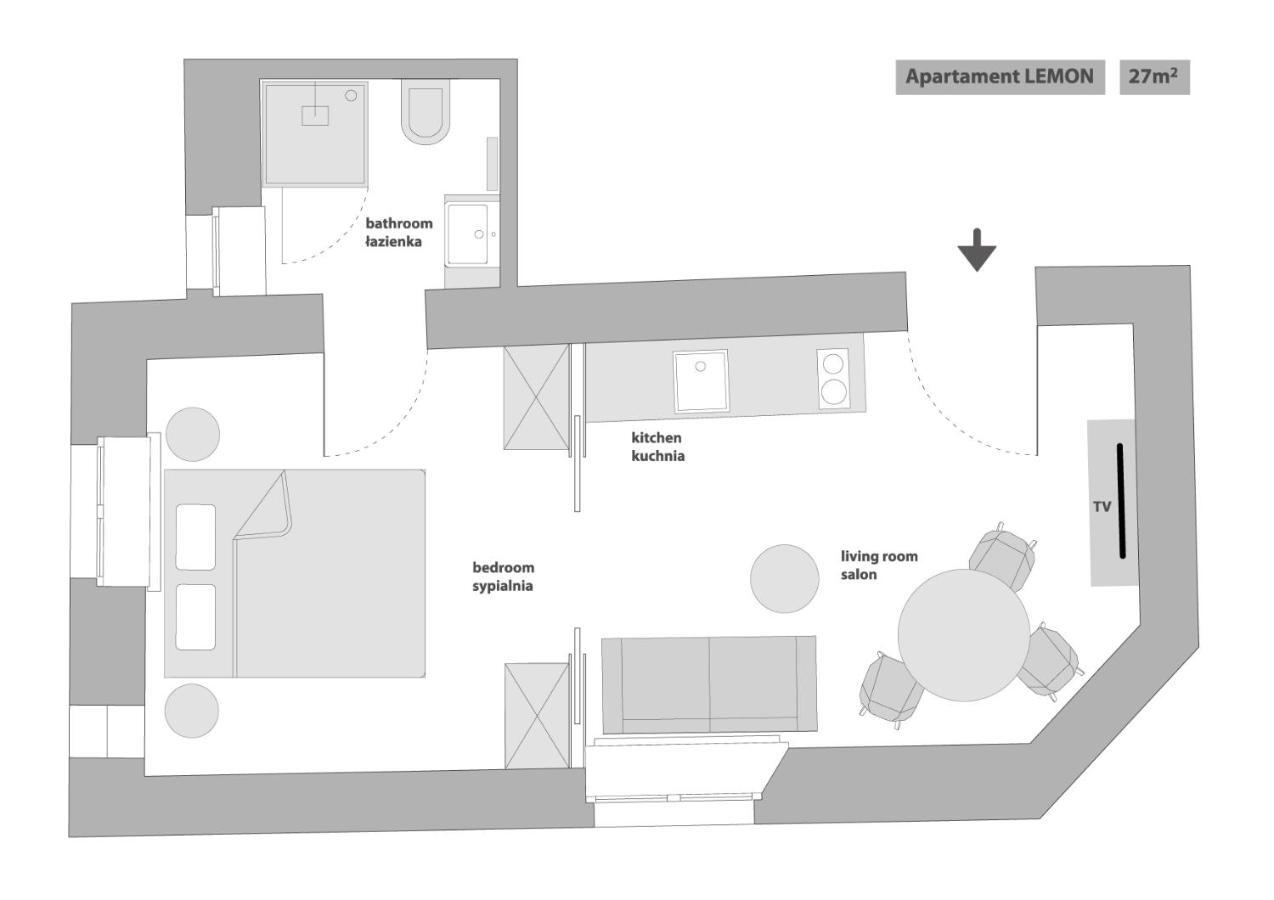 Sanhaus Apartments - Chopina 13 - Apartamenty W Centrum, 5 Minut Od Plazy I Deptaka Sopot Room photo